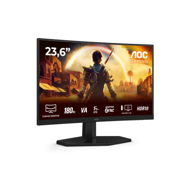 AOC G4 C24G42E computer monitor 59,9 cm (23.6") 1920 x 1080 Pixels Full HD LED Zwart, Rood - Afbeelding 12
