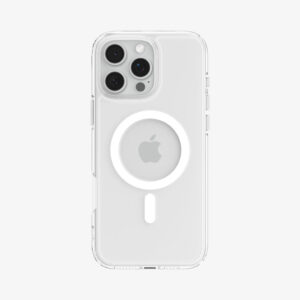 Spigen Ultra Hybrid (MagFit) mobiele telefoon behuizingen 16 cm (6.3") Hoes Transparant, Wit