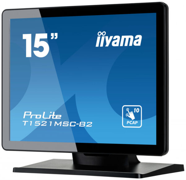 iiyama ProLite T1521MSC-B2 computer monitor 38,1 cm (15") 1024 x 768 Pixels XGA LED Touchscreen Tafelblad Zwart - Afbeelding 6