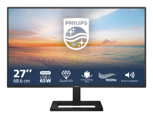Philips 1000 series 27E1N1600AE/00 computer monitor 68,6 cm (27") 2560 x 1440 Pixels Quad HD LCD Zwart - Afbeelding 7