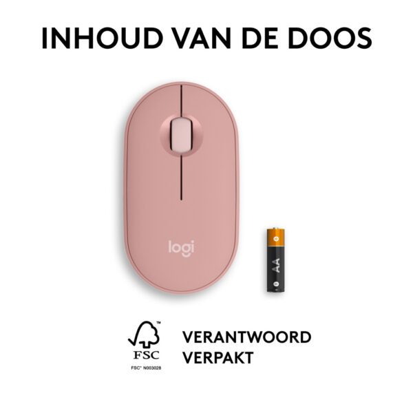 Logitech 910-007014 muis Reizen Ambidextrous RF-draadloos + Bluetooth Optisch 4000 DPI - Afbeelding 9