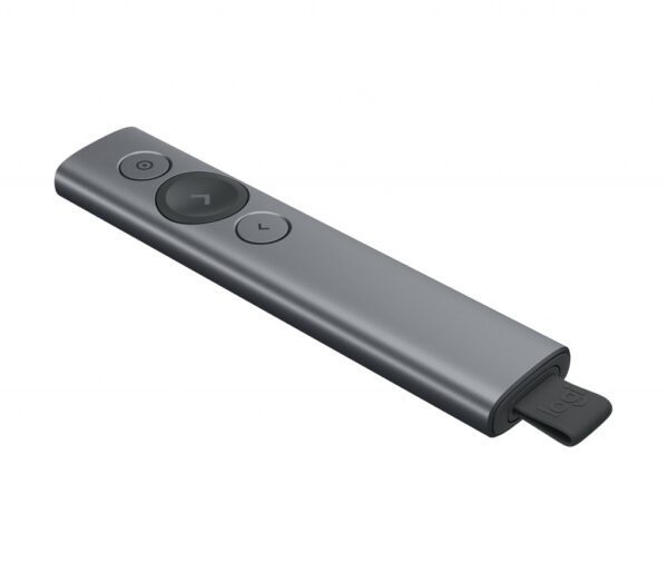 Logitech 910-004861 Draadloze presenter Bluetooth/RF Grijs