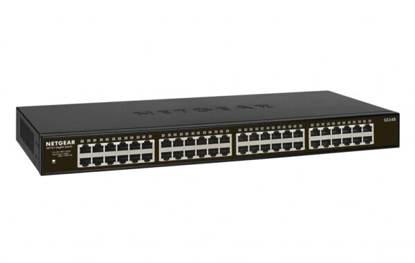 NETGEAR GS348 Unmanaged Gigabit Ethernet (10/100/1000) 1U Zwart - Afbeelding 2