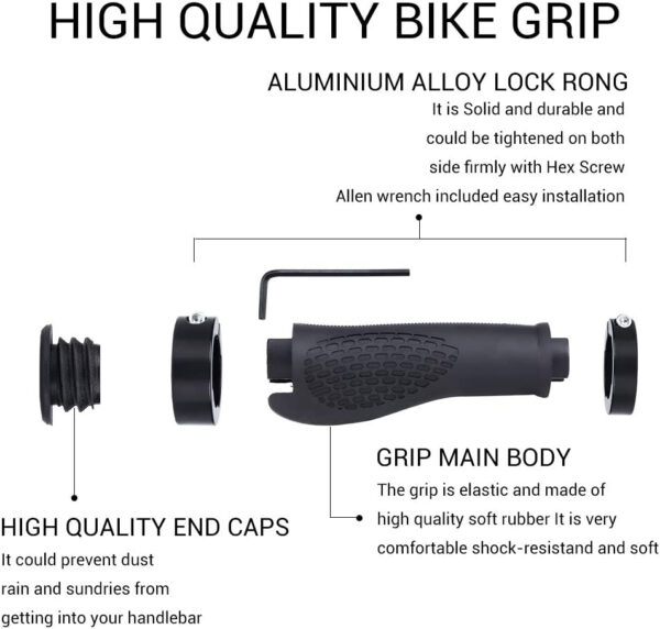 PRO-mounts Universal Handlebar Grips set of 2 Zwart - Afbeelding 4
