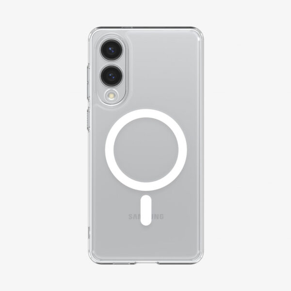 Spigen Ultra Hybrid (MagFit) mobiele telefoon behuizingen 17 cm (6.7") Hoes Transparant, Wit