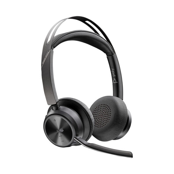 POLY Voyager Focus 2 Microsoft Teams Certified USB-C-C Headset +USB-C/A Adapter - Afbeelding 4