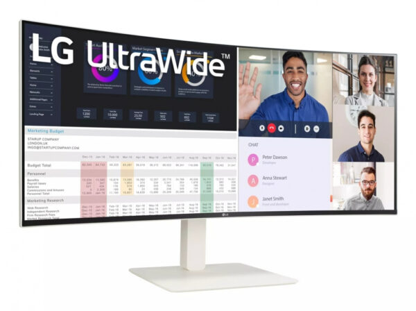 LG 38WR85QC-W computer monitor 96,5 cm (38") 3840 x 1600 Pixels UltraWide Quad HD LCD Wit - Afbeelding 2