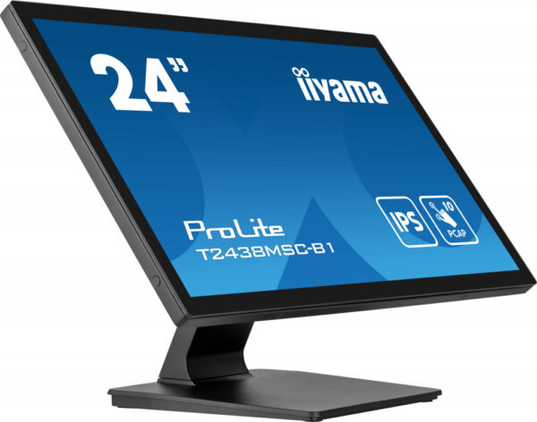 iiyama ProLite T2438MSC-B1 computer monitor 60,5 cm (23.8") 1920 x 1080 Pixels Full HD LED Touchscreen Zwart - Afbeelding 2