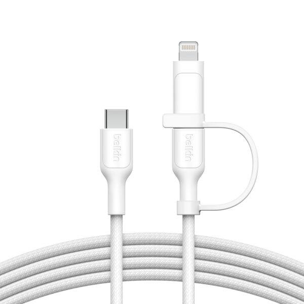 Belkin BoostCharge Pro USB-kabel USB 2.0 1,5 m USB C USB C/Lightning Wit - Afbeelding 3