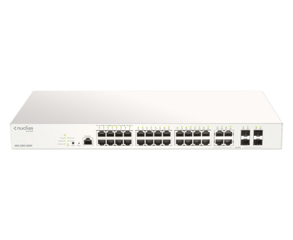 D-Link DBS-2000-28MP/E netwerk-switch Managed L2 Gigabit Ethernet (10/100/1000) Power over Ethernet (PoE) Grijs - Afbeelding 3