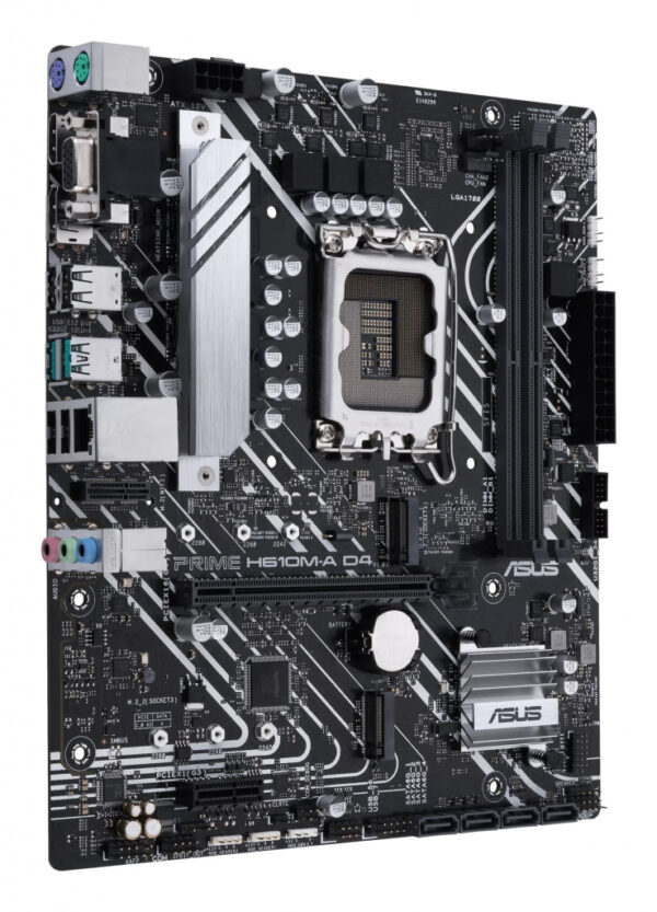 ASUS PRIME H610M-A D4-CSM Intel H610 LGA 1700 micro ATX - Afbeelding 3