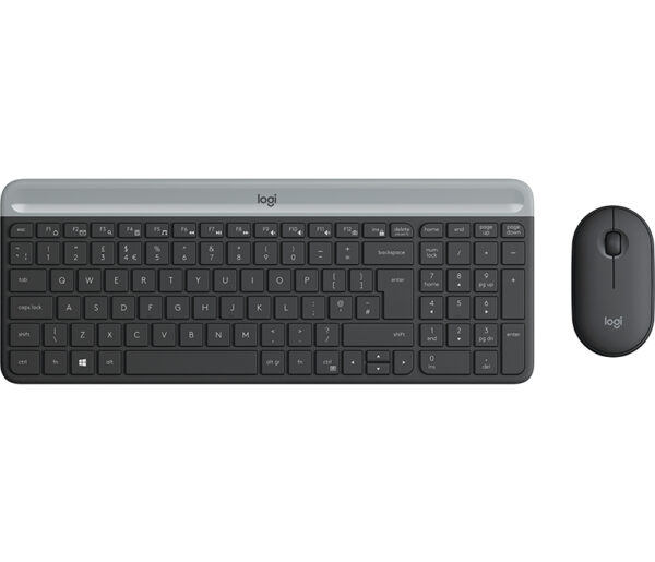 Logitech 920-009200 toetsenbord Inclusief muis Universeel RF Draadloos QWERTY Scandinavisch Grafiet