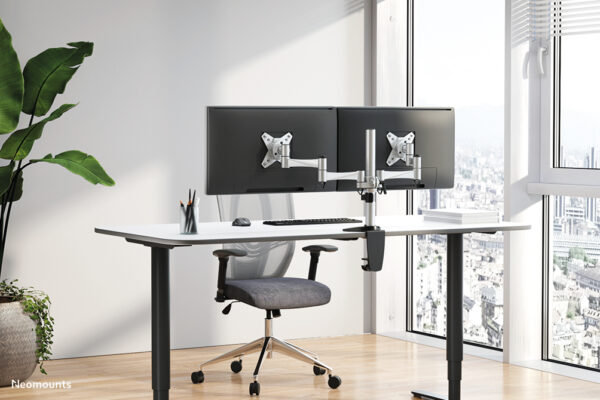 Neomounts FPMA-D1330DSILVER Monitorarm 10-27" - Afbeelding 5