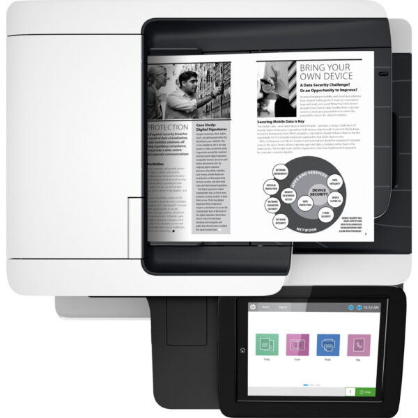 HP LaserJet Enterprise M528dn Draadloos Multifunction Zwart-wit Printer, Kopieerapparaat, scanner; dubbelzijdig - Afbeelding 8