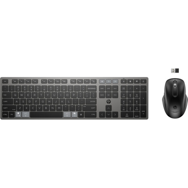 HP 720 Multi-Device Rechargeable Wireless Keyboard and Mouse Combo - Afbeelding 2