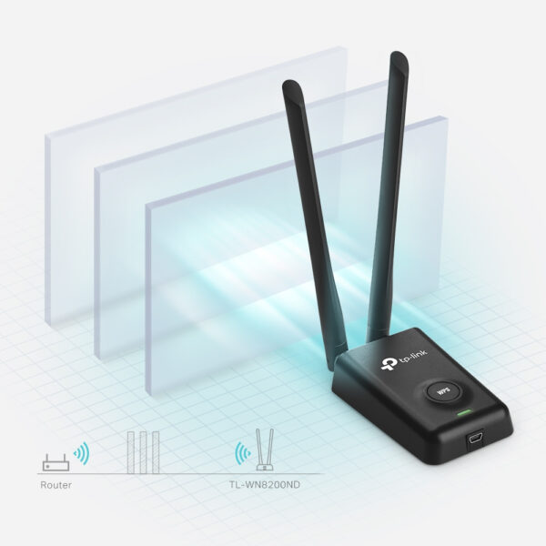 TP-Link TL-WN8200ND netwerkkaart WLAN 300 Mbit/s - Afbeelding 5