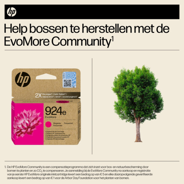 HP 924e EvoMore originele magenta inktcartridge - Afbeelding 2