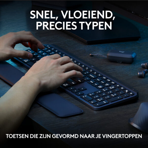 Logitech 920-011614 toetsenbord Inclusief muis Kantoor RF-draadloos + Bluetooth QWERTY US International Grafiet - Afbeelding 3