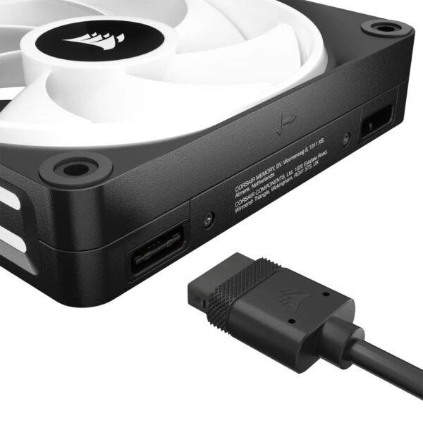 Corsair CUE LINK QX120 RGB Computer behuizing Ventilator 12 cm Zwart, Wit 1 stuk(s) - Afbeelding 5