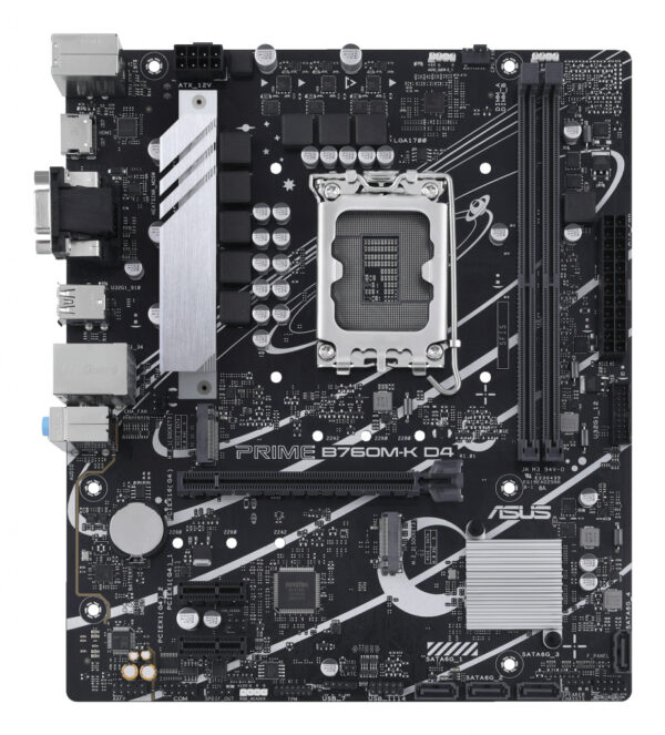 ASUS PRIME B760M-K D4 Intel B760 LGA 1700 micro ATX - Afbeelding 2