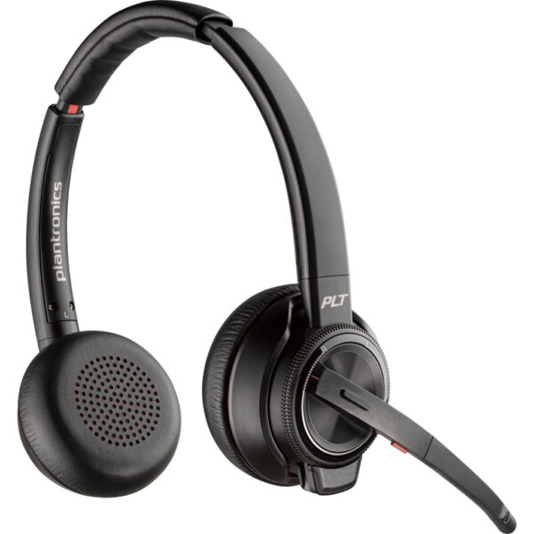 POLY Savi 8220 UC Microsoft Teams Certified DECT 1880-1900 MHz USB-A Headset - Afbeelding 3