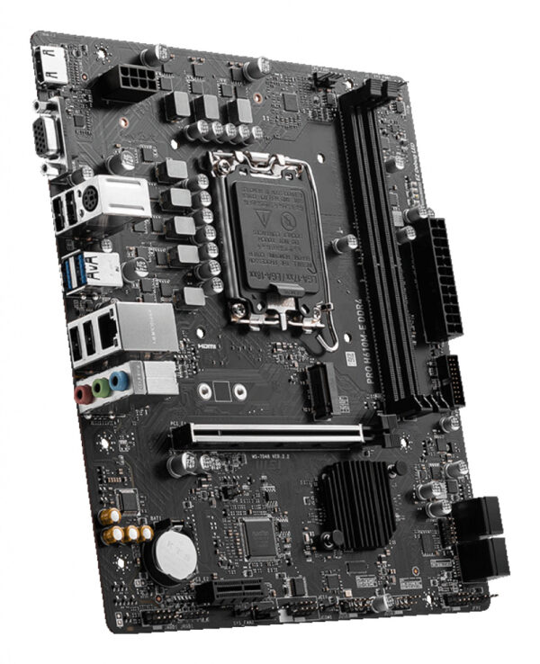 MSI PRO H610M-E DDR4 moederbord Intel H610 LGA 1700 micro ATX - Afbeelding 4