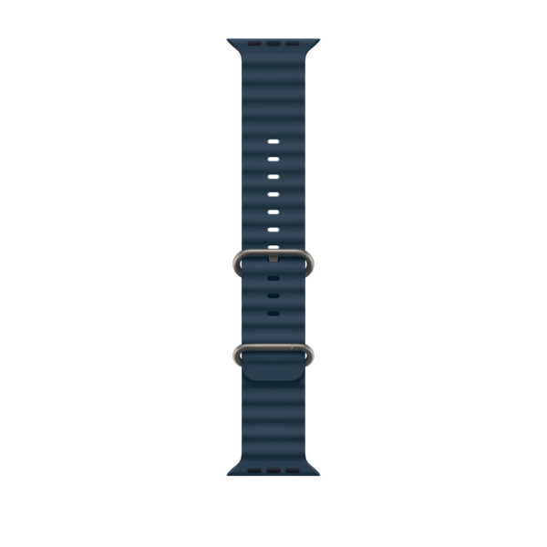 Apple MT633ZM/A slimme draagbare accessoire Band Blauw Fluorelastomeer, Titanium