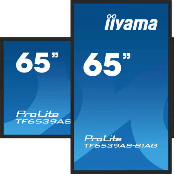iiyama TF6539AS-B1AG beeldkrant Digitale signage flatscreen 163,8 cm (64.5") LED 500 cd/m² 4K Ultra HD Zwart Touchscreen Type pr - Afbeelding 11