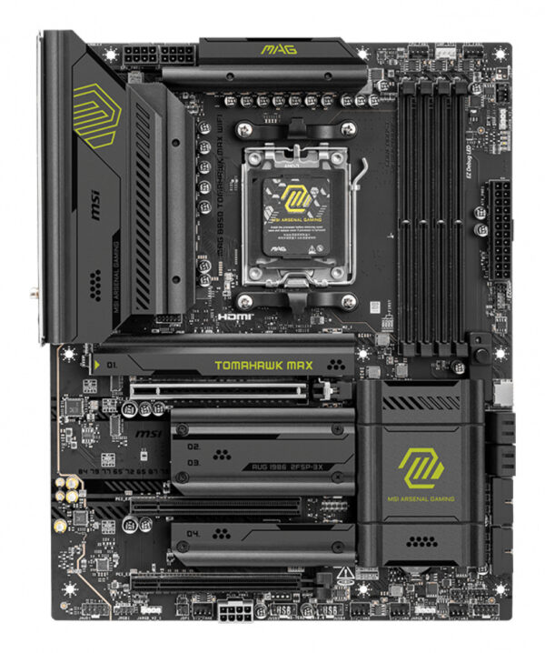 MSI MAG B850 TOMAHAWK MAX WIFI moederbord AMD B850 Socket AM5 ATX - Afbeelding 2