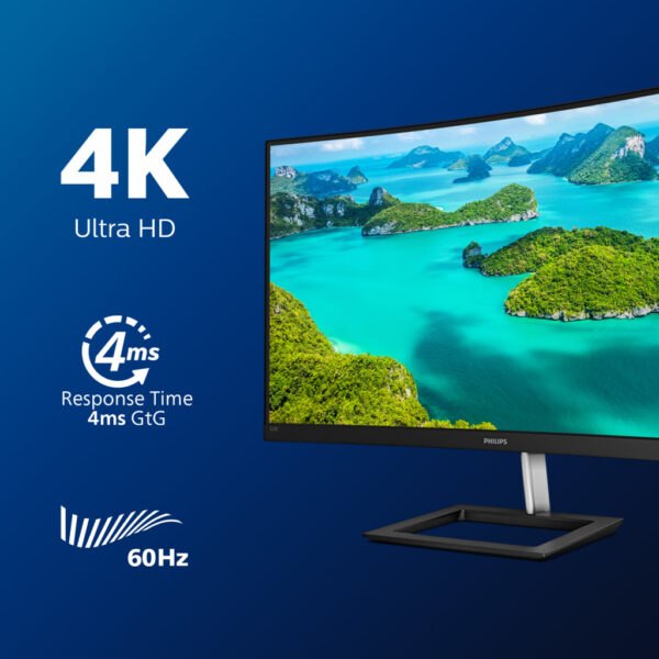 Philips E Line 328E1CA/00 LED display 80 cm (31.5") 3840 x 2160 Pixels 4K Ultra HD LCD Zwart - Afbeelding 7