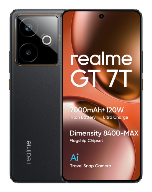 realme GT 7T 17,3 cm (6.8") Dual SIM Android 15 5G USB Type-C 12 GB 256 GB 7000 mAh Zwart - Afbeelding 10