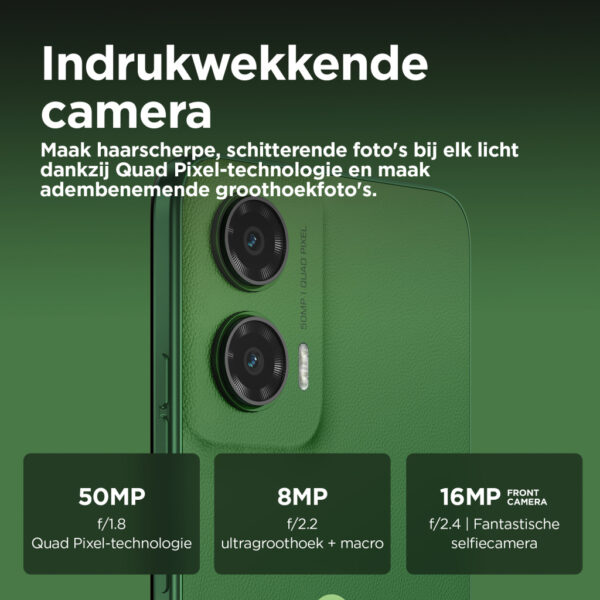 Motorola moto g35 5G 17,1 cm (6.72") Dual SIM Android 14 USB Type-C 4 GB 128 GB 5000 mAh Groen - Afbeelding 6