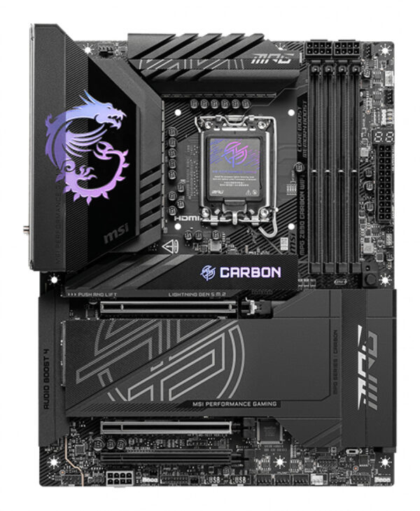 MSI MPG Z890 CARBON WIFI moederbord Intel Z890 LGA 1851 (Socket V1) ATX - Afbeelding 2