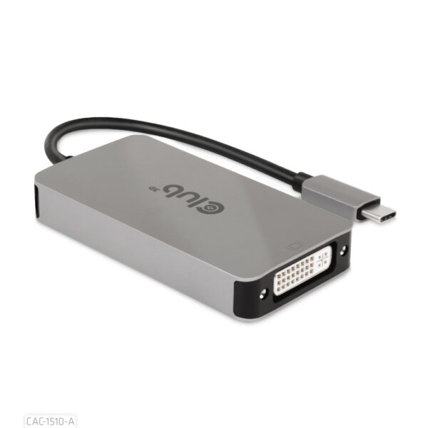 CLUB3D USB3.2 Gen1 Type-C to Dual Link DVI-D HDCP OFF version Active Adapter M/F for Apple Cinema Displays - Afbeelding 9
