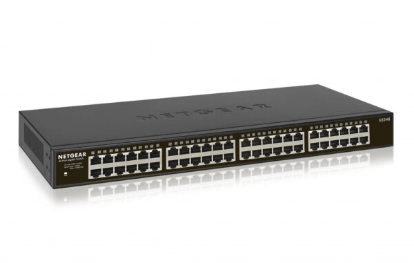 NETGEAR GS348 Unmanaged Gigabit Ethernet (10/100/1000) 1U Zwart - Afbeelding 3