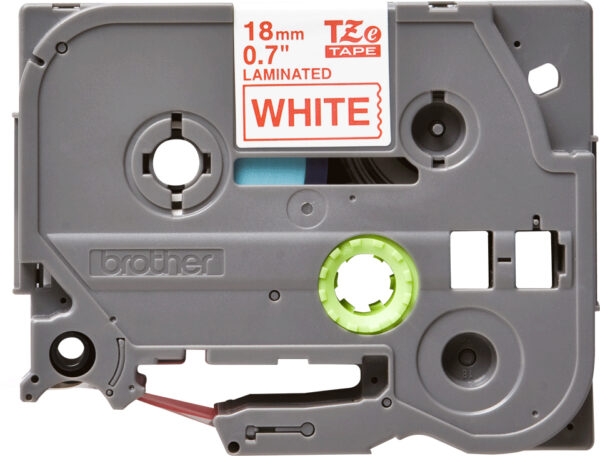 Brother TZE-242 labelprinter-tape Rood op wit - Afbeelding 2