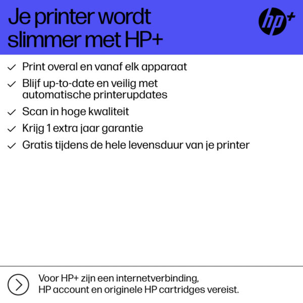 HP OfficeJet Pro 8124e Draadloos All-in-One Kleur Printer, Instant Ink; Dubbelzijdig printen - Afbeelding 6