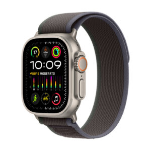 Apple Watch Ultra 2 (Zwarte Textiel Band S/M)