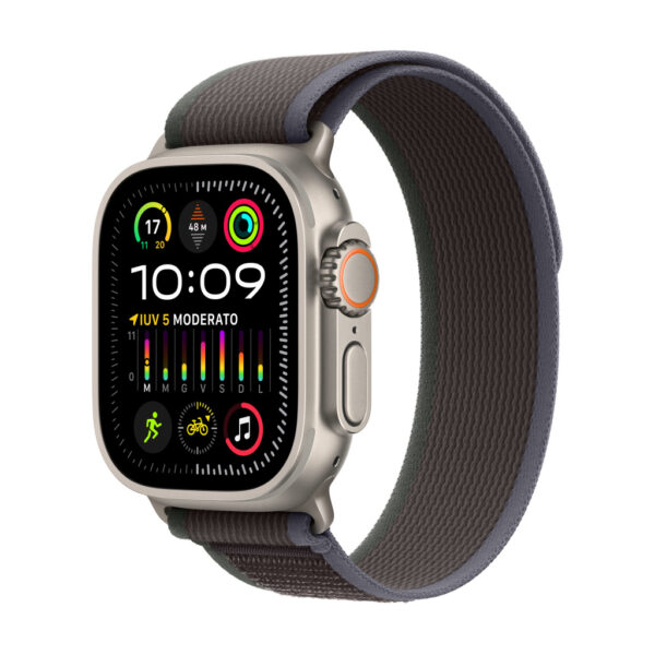 Apple Watch Ultra 2 (Zwarte Textiel Band S/M)