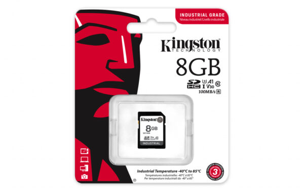 Kingston Technology 8G SDHC Industrial pSLC - Afbeelding 3