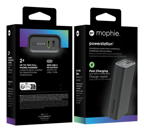 mophie Powerstation 10000 mAh Zwart - Afbeelding 5