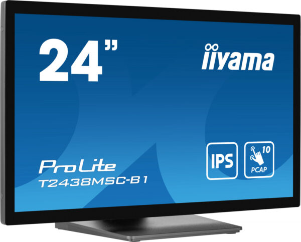 iiyama ProLite T2438MSC-B1 computer monitor 60,5 cm (23.8") 1920 x 1080 Pixels Full HD LED Touchscreen Zwart - Afbeelding 4