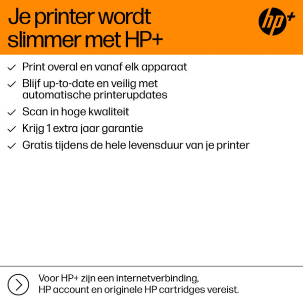HP OfficeJet Pro 8132e Draadloos All-in-One Kleur Printer, Instant Ink; Dubbelzijdig printen - Afbeelding 2