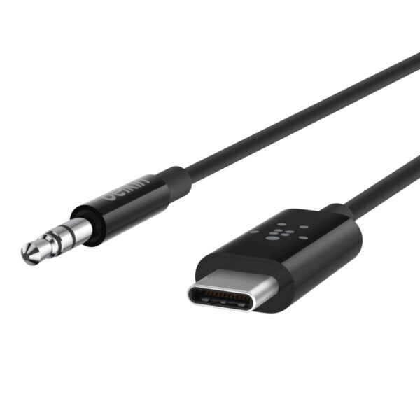 Belkin RockStar™ 3.5mm Audio Cable with USB-C™ Connector audio kabel USB C Zwart - Afbeelding 4