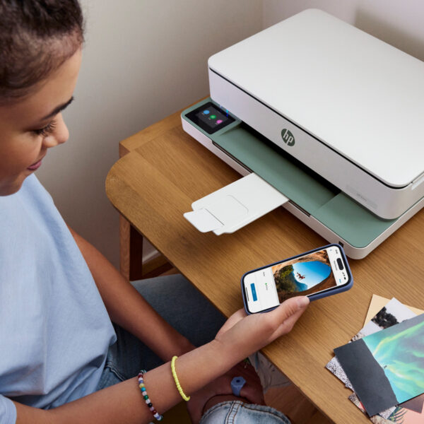 HP ENVY 6130e Wireless All-in-One Kleur Printer, Instant Ink; Foto's printen - Afbeelding 4