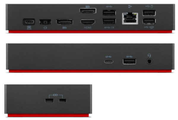 Lenovo ThinkPad Universal USB-C Bedraad USB 3.2 Gen 1 (3.1 Gen 1) Type-C Zwart - Afbeelding 2