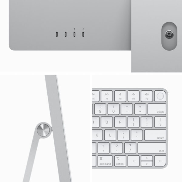 Apple iMac Apple M M3 59,7 cm (23.5") 4480 x 2520 Pixels Alles-in-één-pc 16 GB 512 GB SSD macOS Sonoma Wi-Fi 6E (802.11ax) Zi - Afbeelding 3