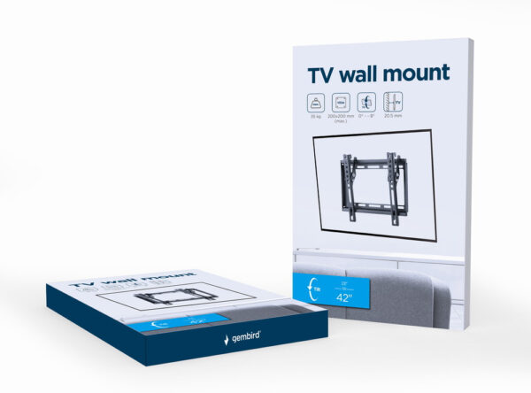 Gembird WM-42T-04 tv-bevestiging 106,7 cm (42") Zwart - Afbeelding 3