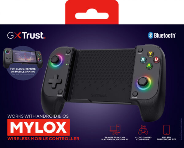 Trust GXT 735 Mylox Zwart Bluetooth Gamepad Analoog/digitaal Android, iOS - Afbeelding 10