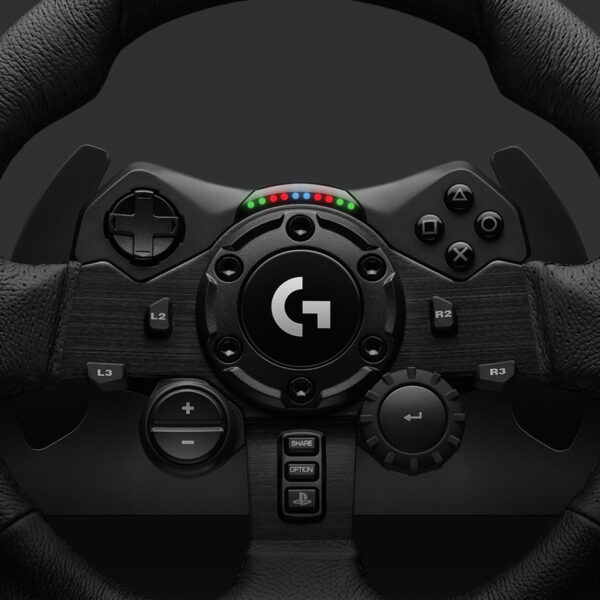 Logitech G G923 Zwart USB 2.0 Stuurwiel + pedalen Analoog/digitaal PC, PlayStation 4, PlayStation 5 - Afbeelding 4